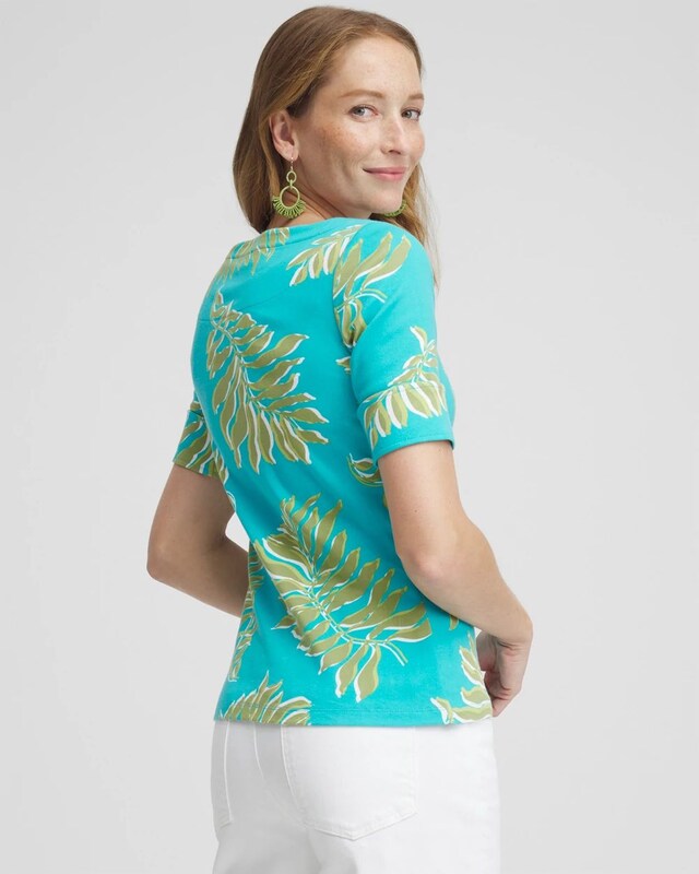 Palms Bateau Neck Tee - image 3
